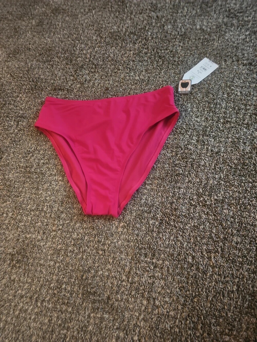 Time and Tru Pink Swim Bikini Bottoms - Size Large (12-14)